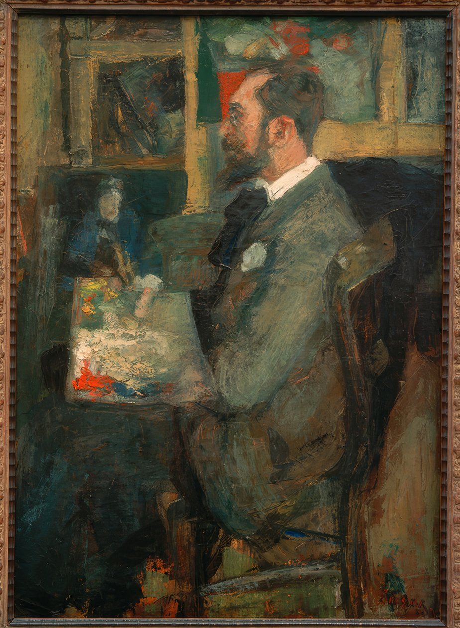 Théo Hannon portréja alkotó: James Sidney Ensor