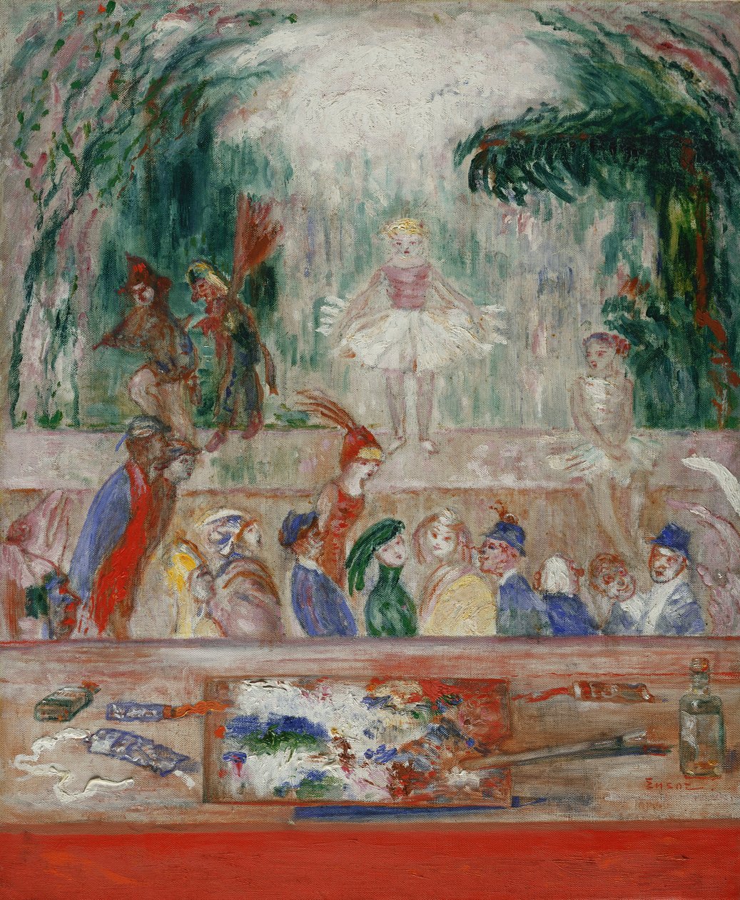 Rays from Palette, 1930 körül (olaj, vászon) alkotó: James Ensor