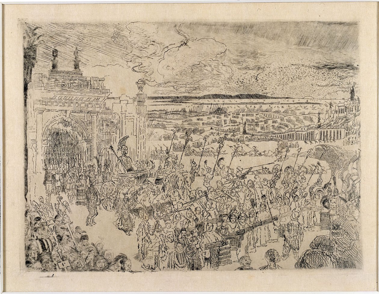 Római diadalmenet alkotó: James Ensor