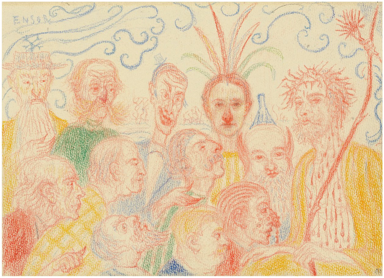 Scènes de la Vie du Christ Jelenetek Krisztus életéből, 1910-1915. alkotó: James Ensor
