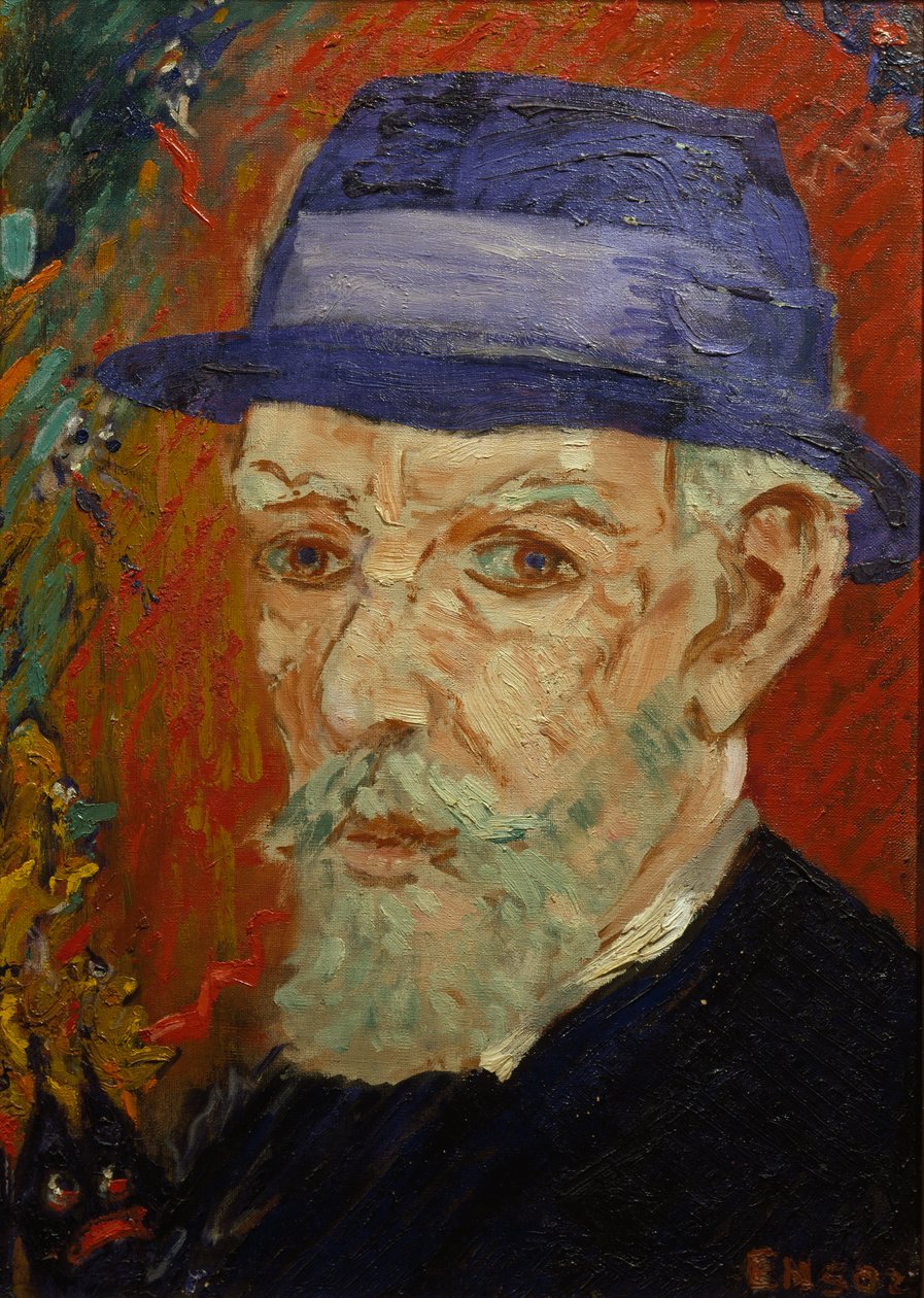 Önarckép alkotó: James Ensor
