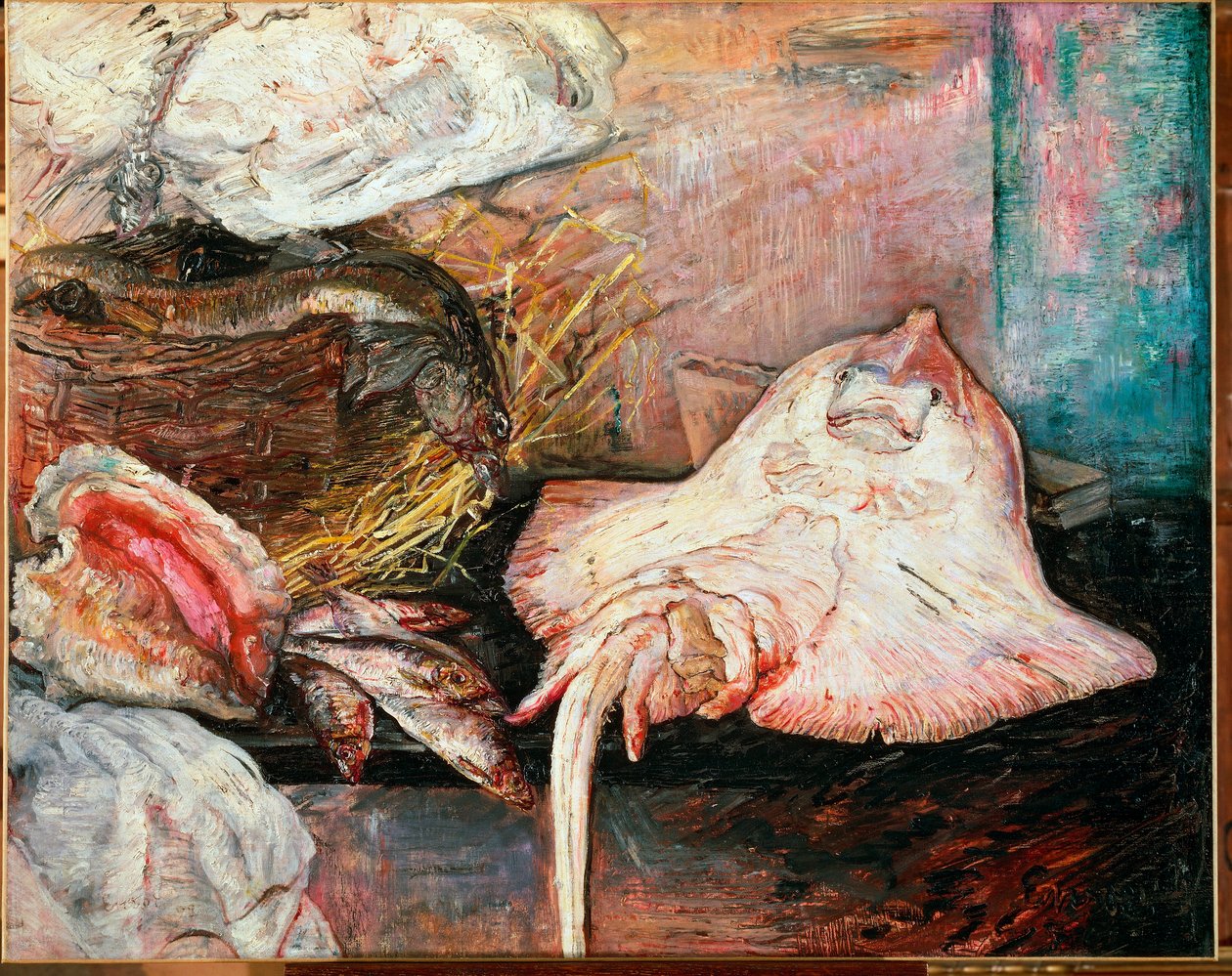 Csendélet korcsolyával alkotó: James Ensor
