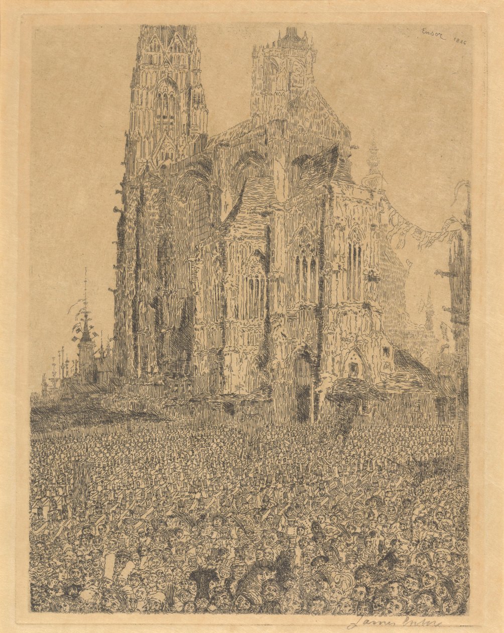 A székesegyház alkotó: James Ensor
