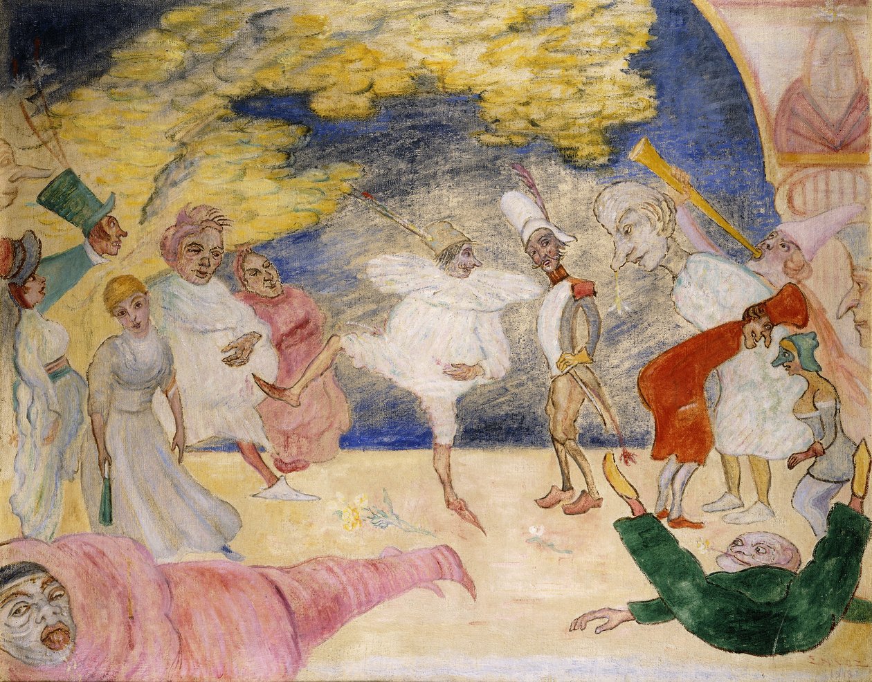 A fantasztikus balett; A Fantasztikus Balett-Het Fantastische Ballet alkotó: James Ensor