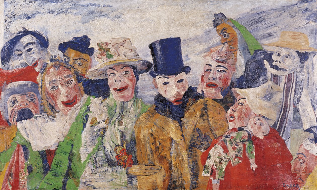 Az intrika, 1890 alkotó: James Ensor