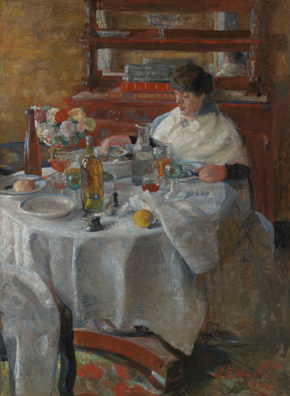 Az osztrigaevő alkotó: James Ensor