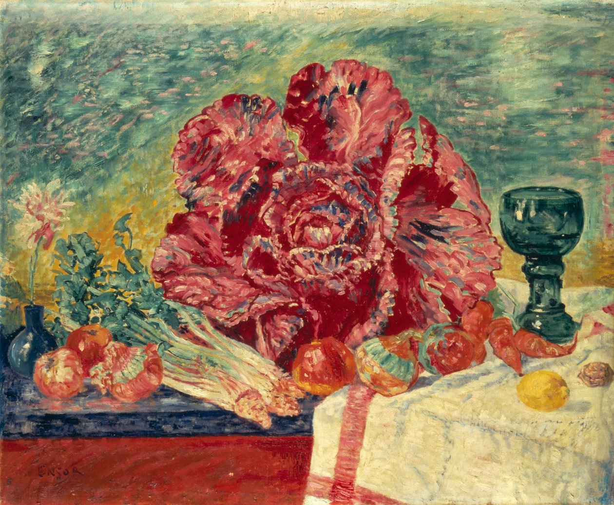 A vörös káposzta alkotó: James Ensor