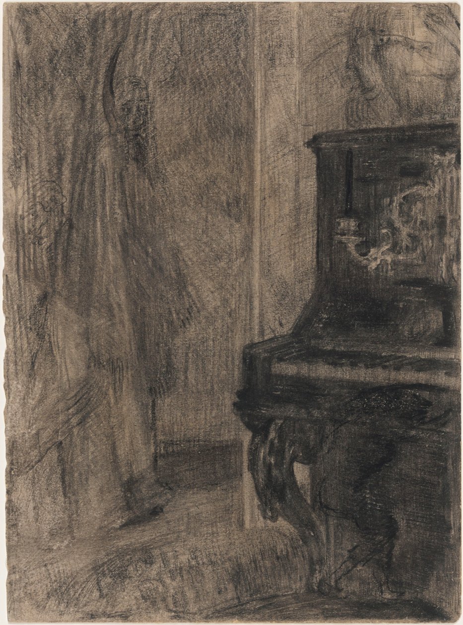 Az álló zongora alkotó: James Ensor