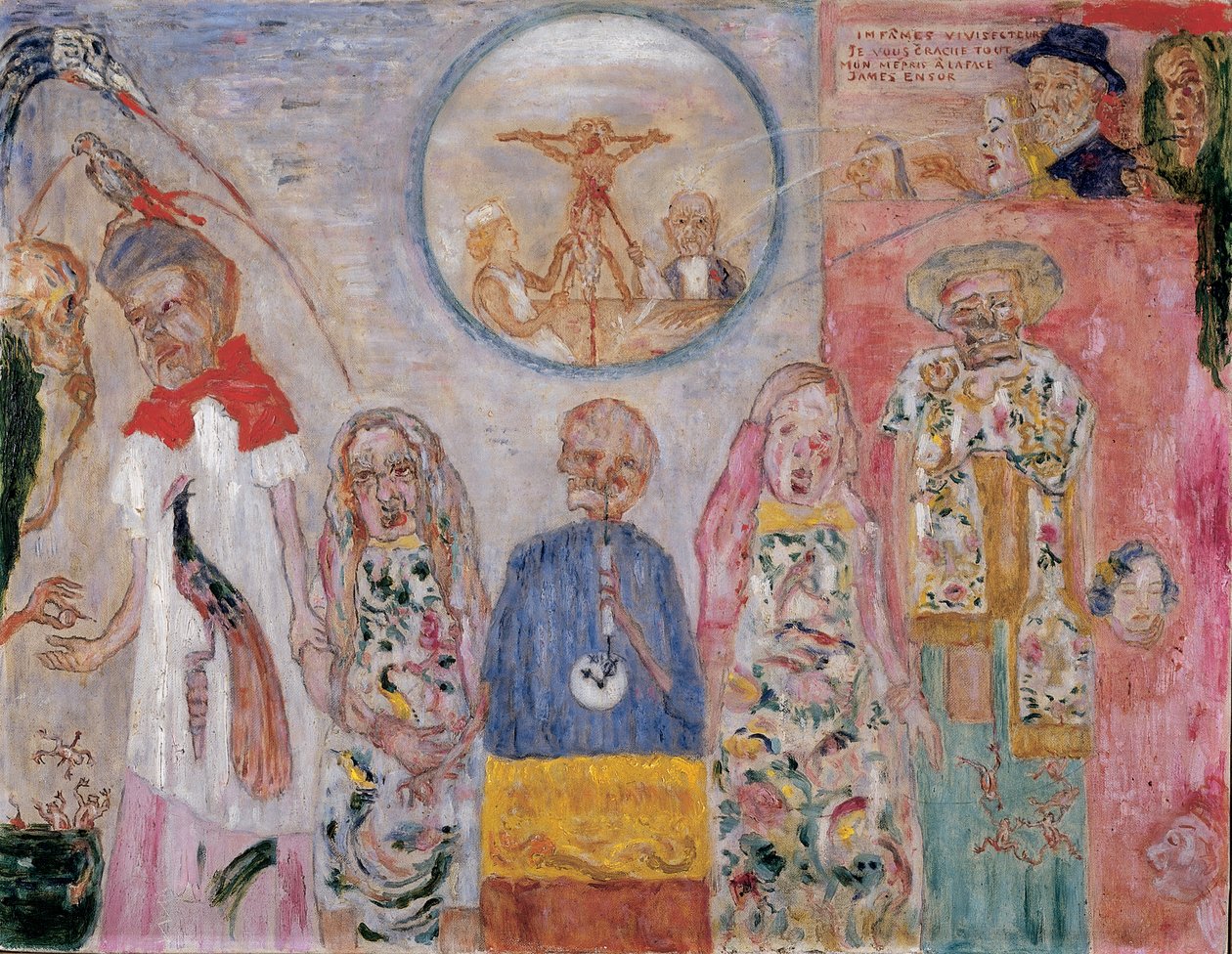 The Vile Vivisectors, 1930 körül (olaj, vászon) alkotó: James Ensor