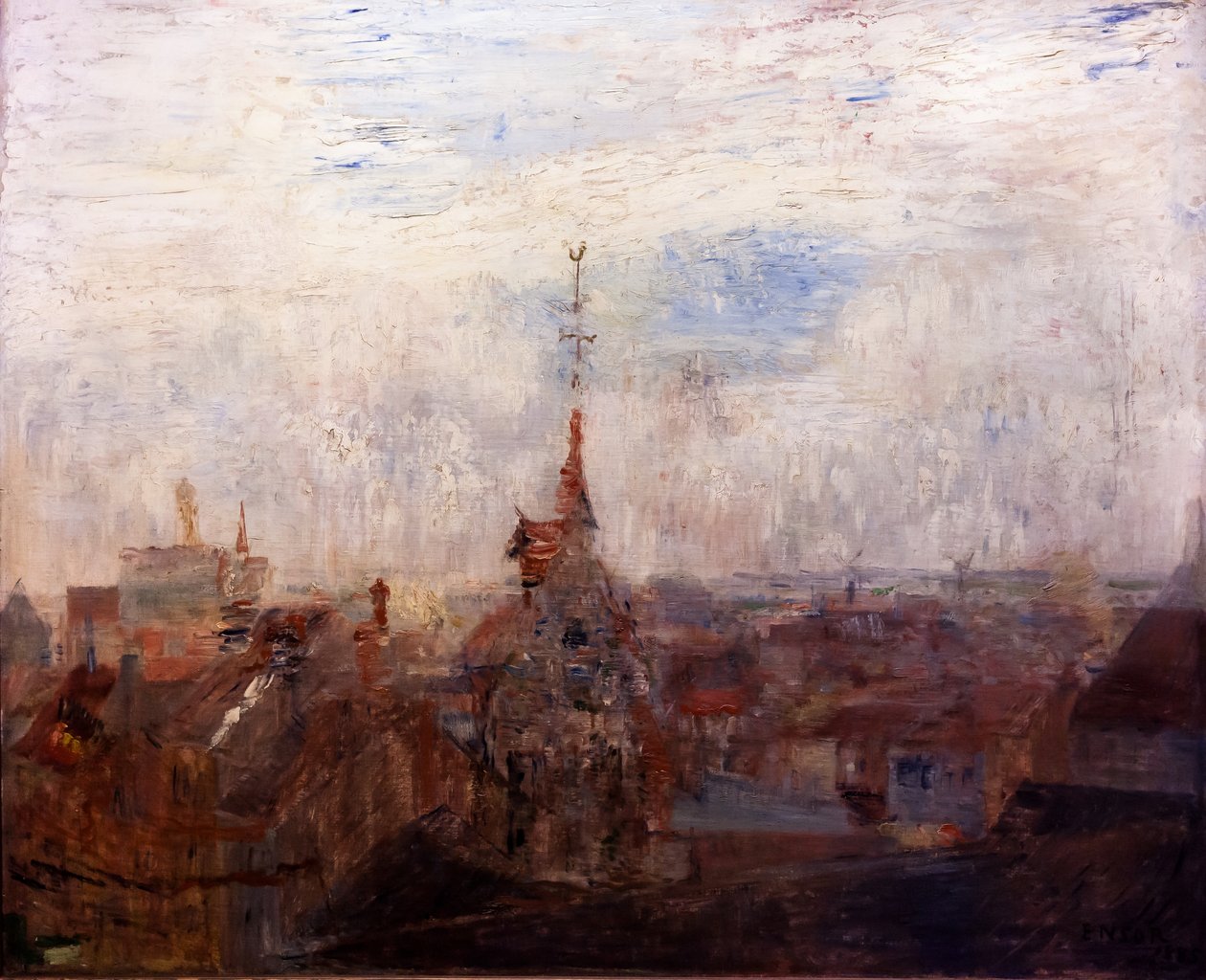 Ostende teteje alkotó: James Ensor