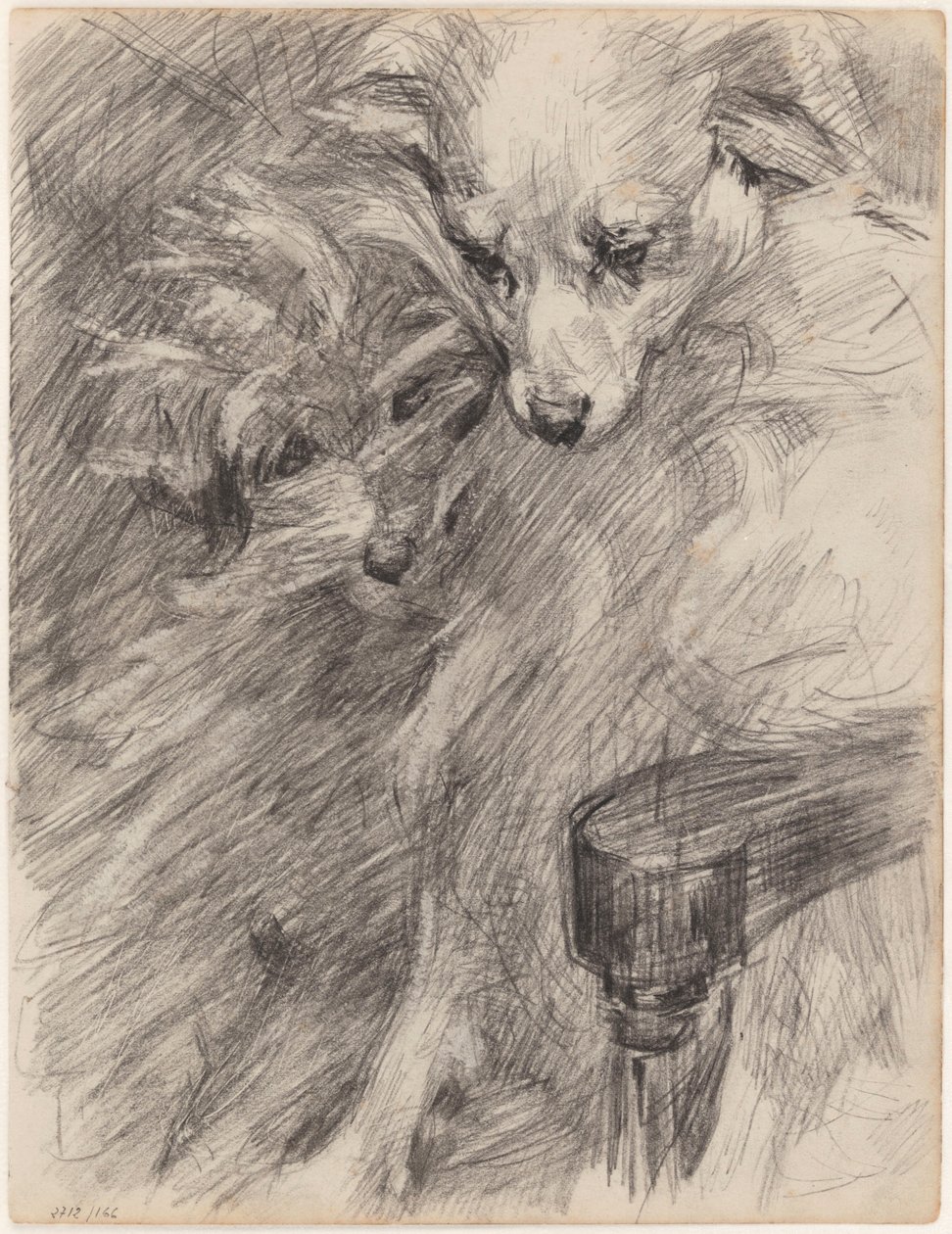 Két kutya egy karosszékben alkotó: James Ensor