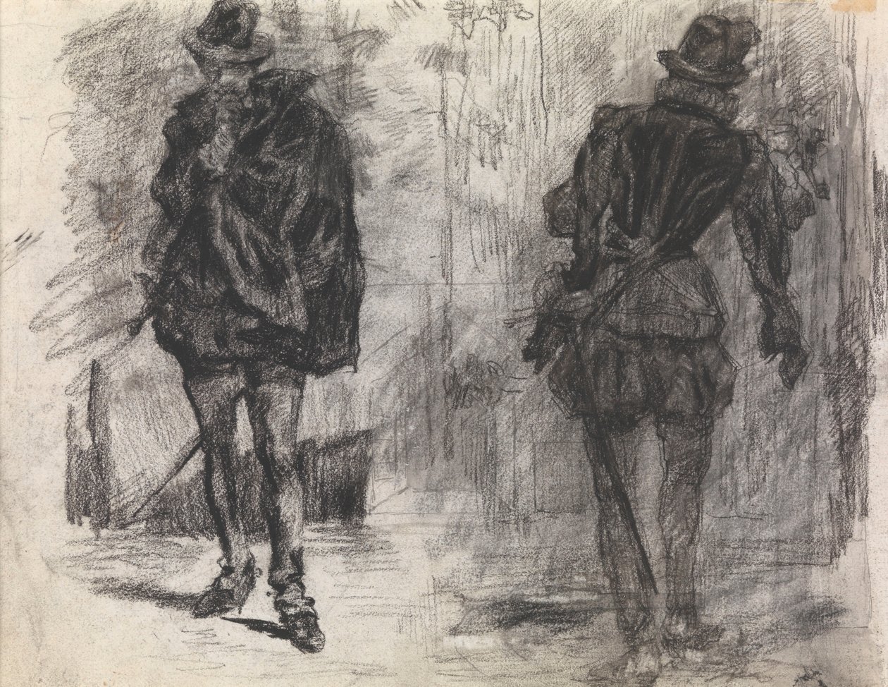 Két spanyol katona: az egyiket elölről, a másikat hátulról láthatjuk alkotó: James Ensor
