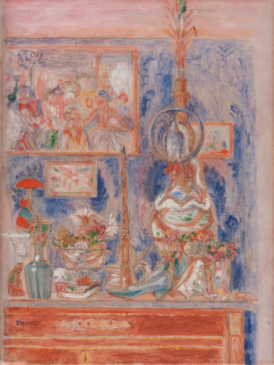Egy kellemes sarok nálam otthon alkotó: James Ensor