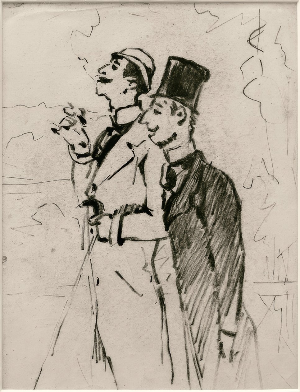 Két úriember alkotó: James Sidney Ensor