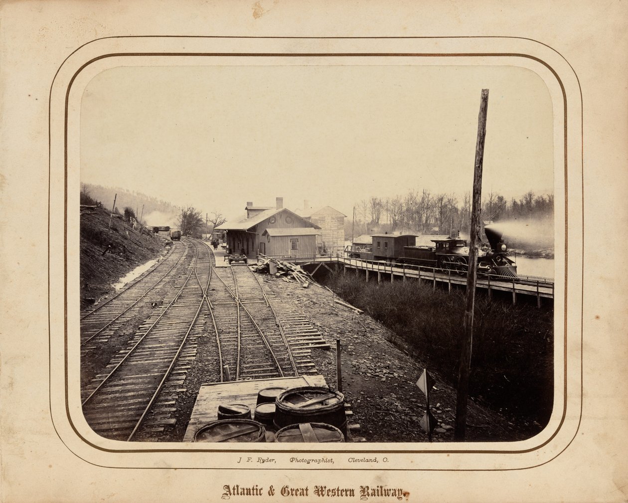 Atlantic  Great Western Railway,1862 (fénykép) alkotó: James F. Ryder