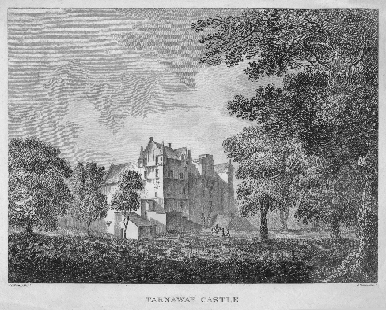 Tarnaway-kastély, 1804 alkotó: James Fittler