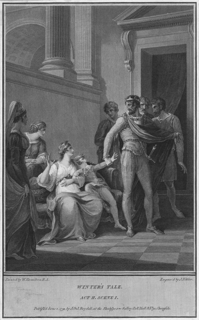 Téli mese. törvény II. I. jelenet, 1793. alkotó: James Fittler