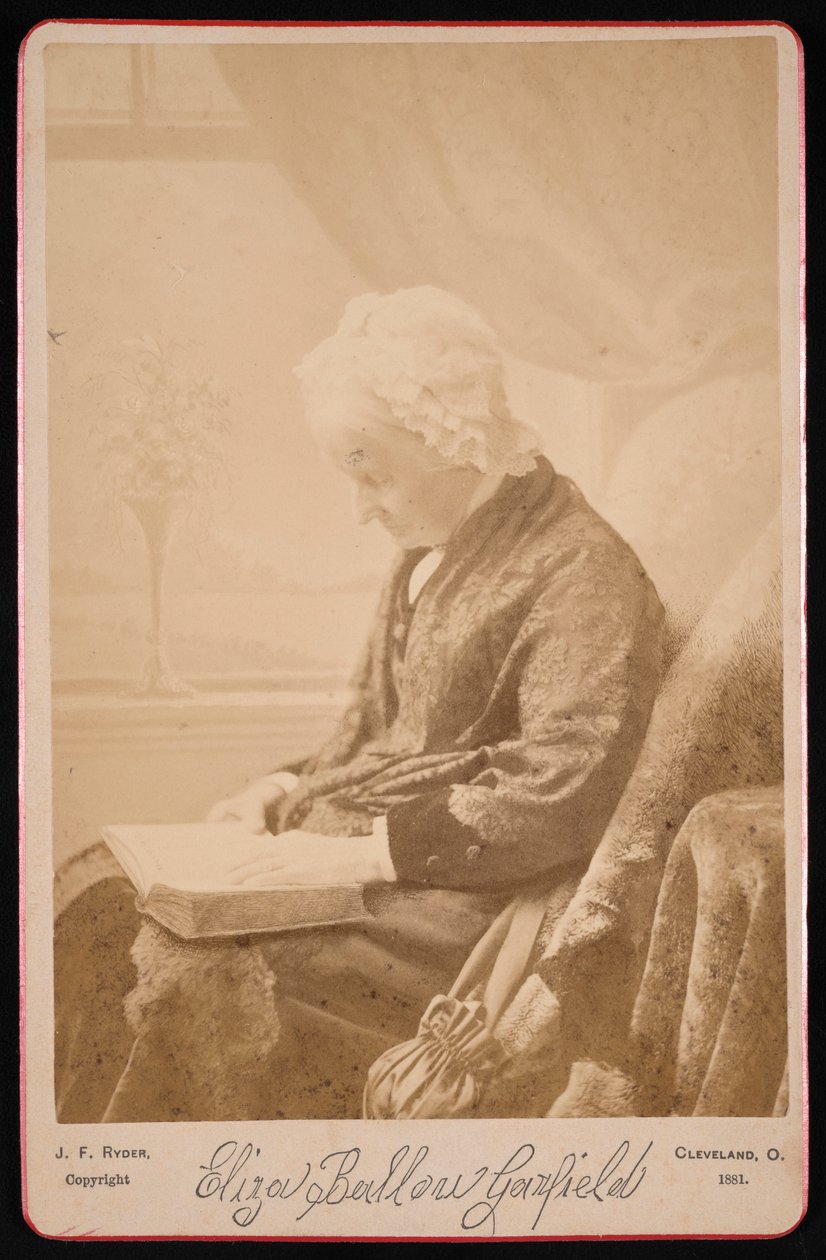 Eliza Ballou Garfield portréja 1801-1888, 1881. alkotó: James Fitzallen Ryder