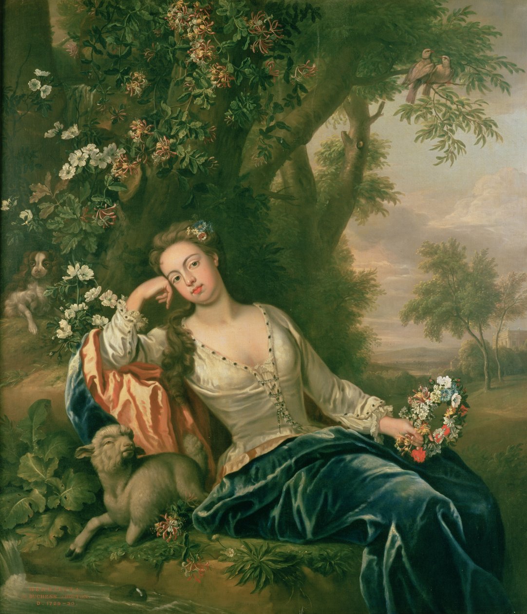 Henrietta, Bolton hercegnő portréja alkotó: James Francis Maubert