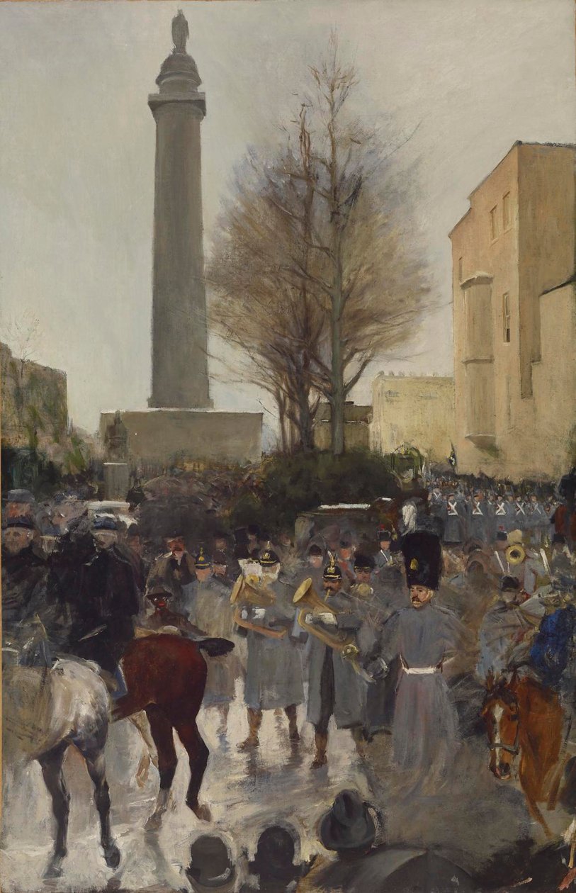Ötödik ezred a Mount Vernon Place-ben, 1889-98 alkotó: James G. Harwood