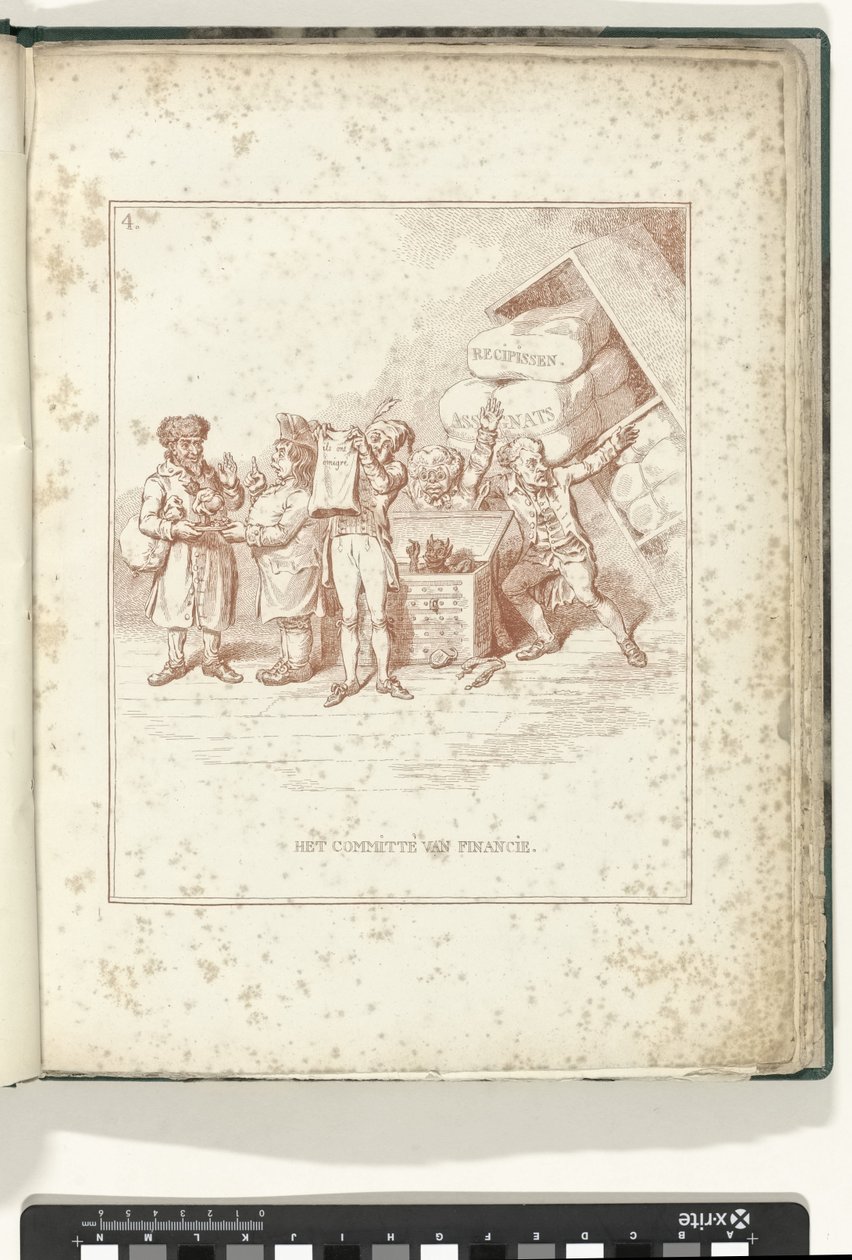 Pénzügyi Bizottság, 1795 A Pénzügyi Bizottság (tárgycím) Hollandia Regenerata (sorozat címe) alkotó: James Gillray (possibly)