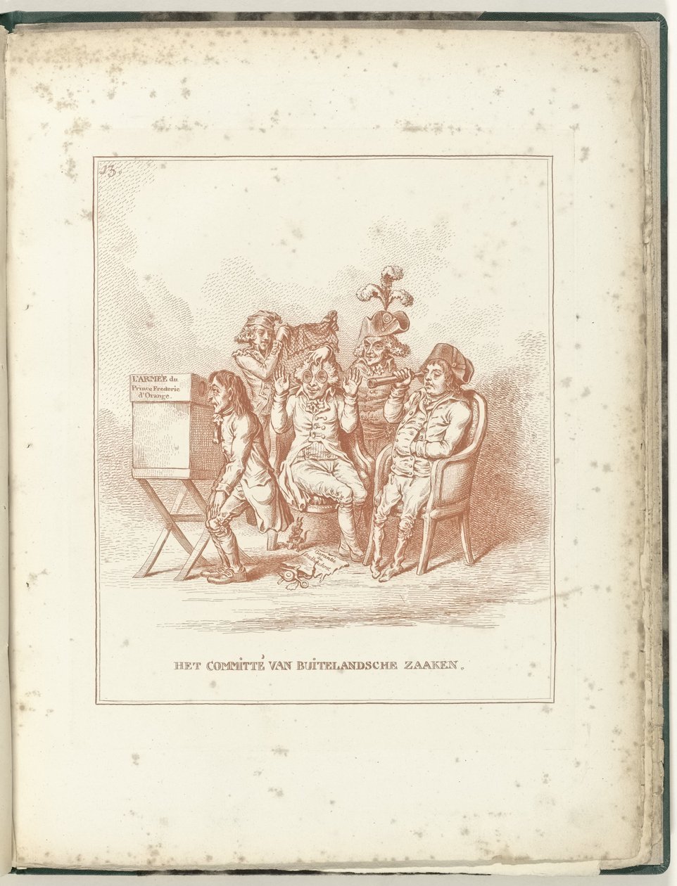 Külügyi Bizottság, 1795 A Külügyi Bizottság (a tárgyhoz tartozó cím) Hollandia Regenerata (sorozat címe) alkotó: James Gillray (possibly)