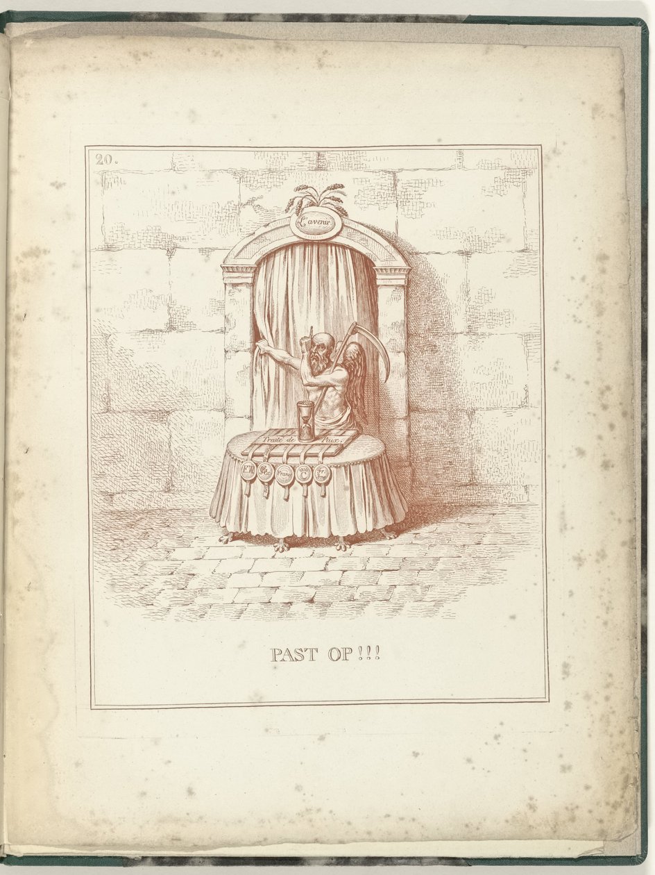 Atya ideje a jövő kapujának, 1795 Vigyázik!!! (cím a tárgyon) Hollandia Regenerata (sorozat címe) alkotó: James Gillray (possibly)