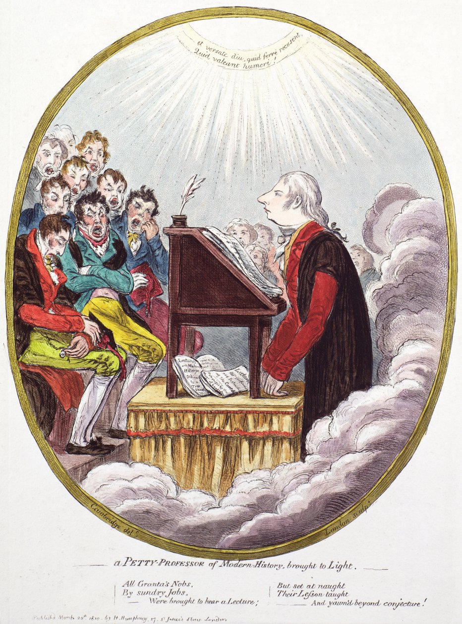 A modern történelem egy kicsinyes professzora került napvilágra alkotó: James Gillray