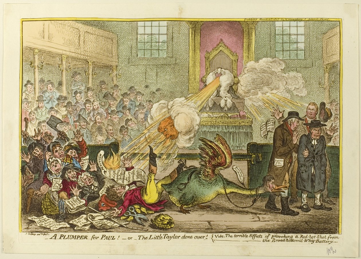 A Plumper Paulnak alkotó: James Gillray