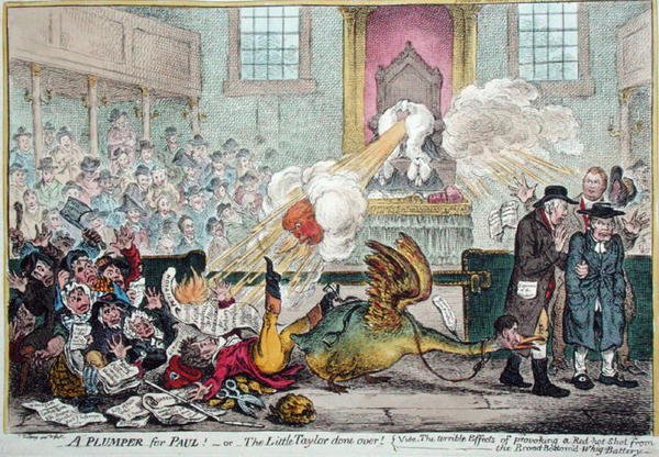 Egy kövérebb Paulnak! vagy A kis Taylor kész! azaz a Hannah Humphrey által 1807-ben kiadott Broad Bottom