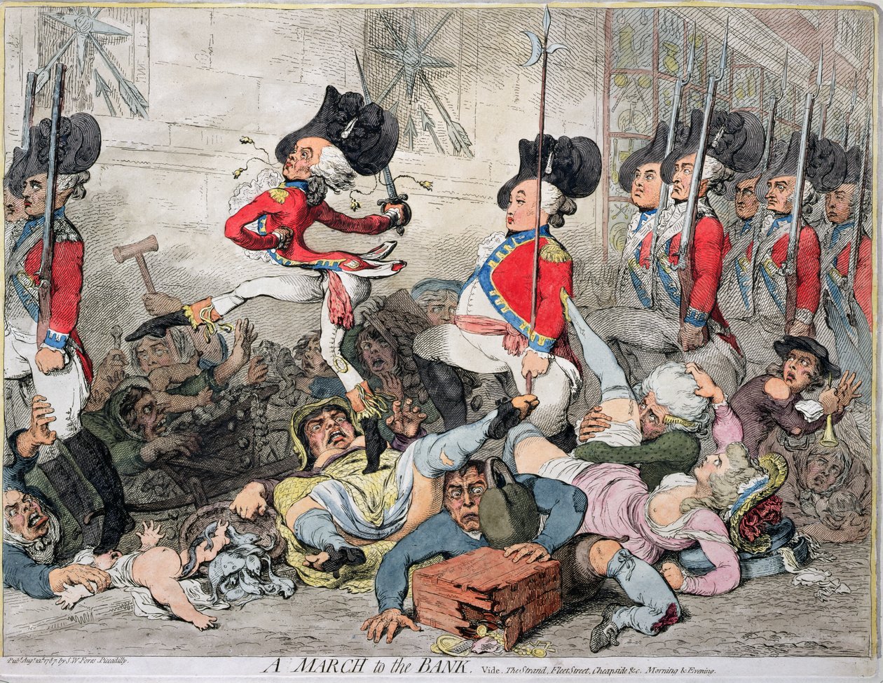 A Right Honourable, alias a Sans-Culotte, kiadta J. Fores 1792-ben. alkotó: James Gillray