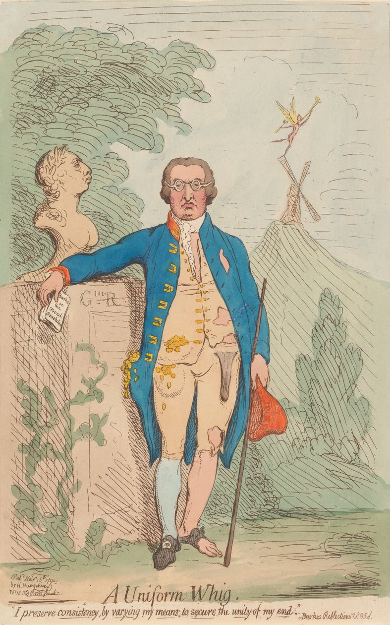 Egy tipikus whig --- alkotó: James Gillray