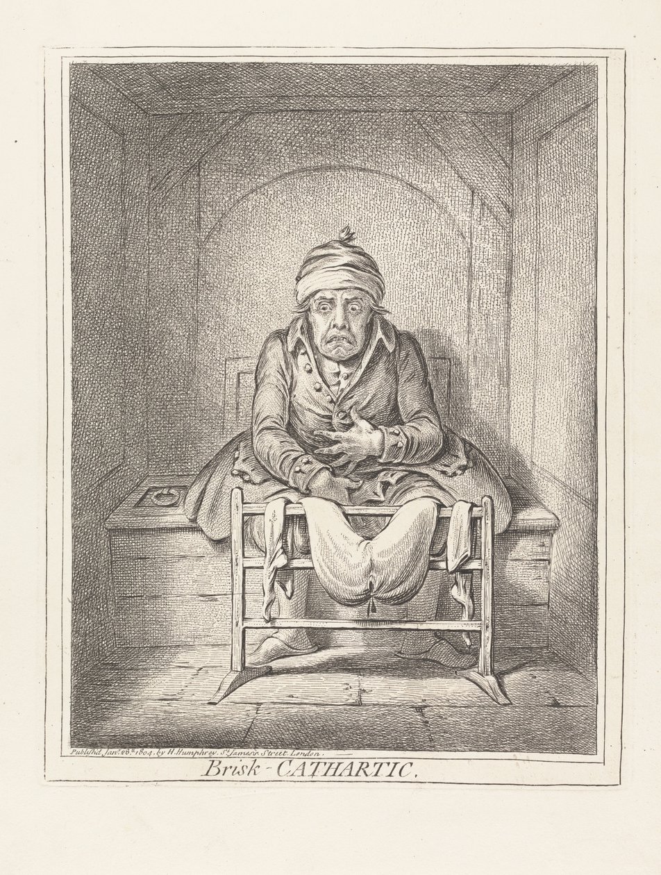 Erős hashajtó alkotó: James Gillray