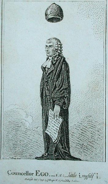 Tanácsadó Who - i.s. kis én magam i, J. Wright adta ki 1798-ban (rézkarc) alkotó: James Gillray