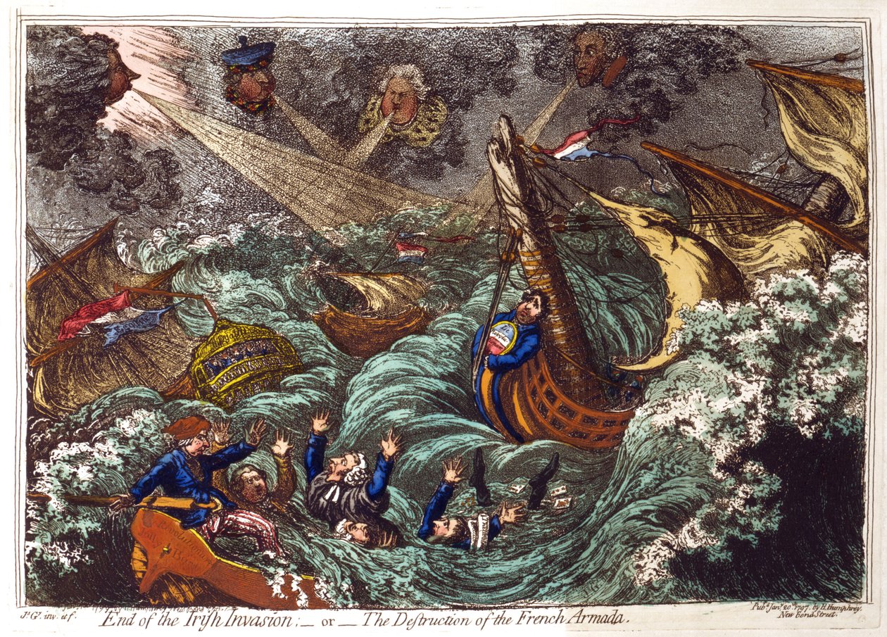 Az ír invázió vége – vagy – A francia armada pusztulása