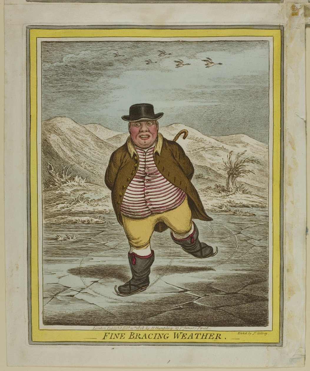 Kellemes időjárás alkotó: James Gillray