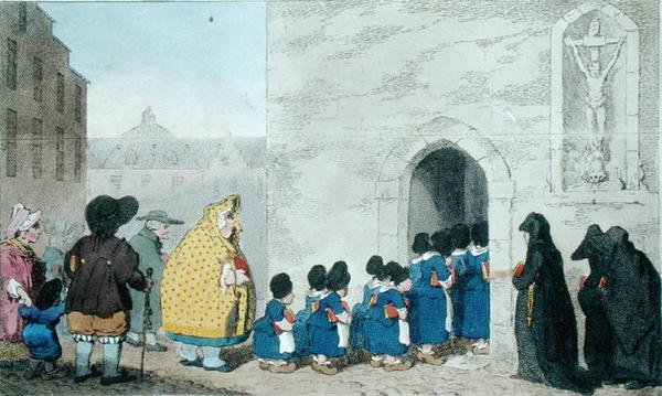 Flamand karakterek, G. Gillray kiadója 1793-ban (kézzel színezett rézkarc) alkotó: James Gillray