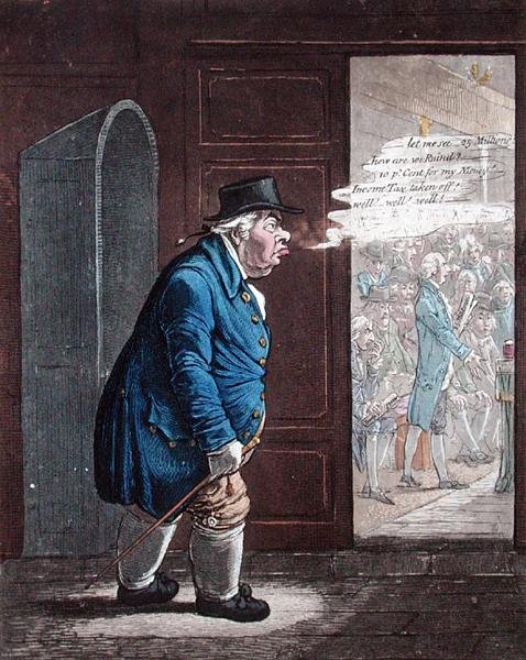 Hope, Hannah Humphrey adta ki 1802-ben (kézzel színezett rézkarc) (lásd: 191205) alkotó: James Gillray