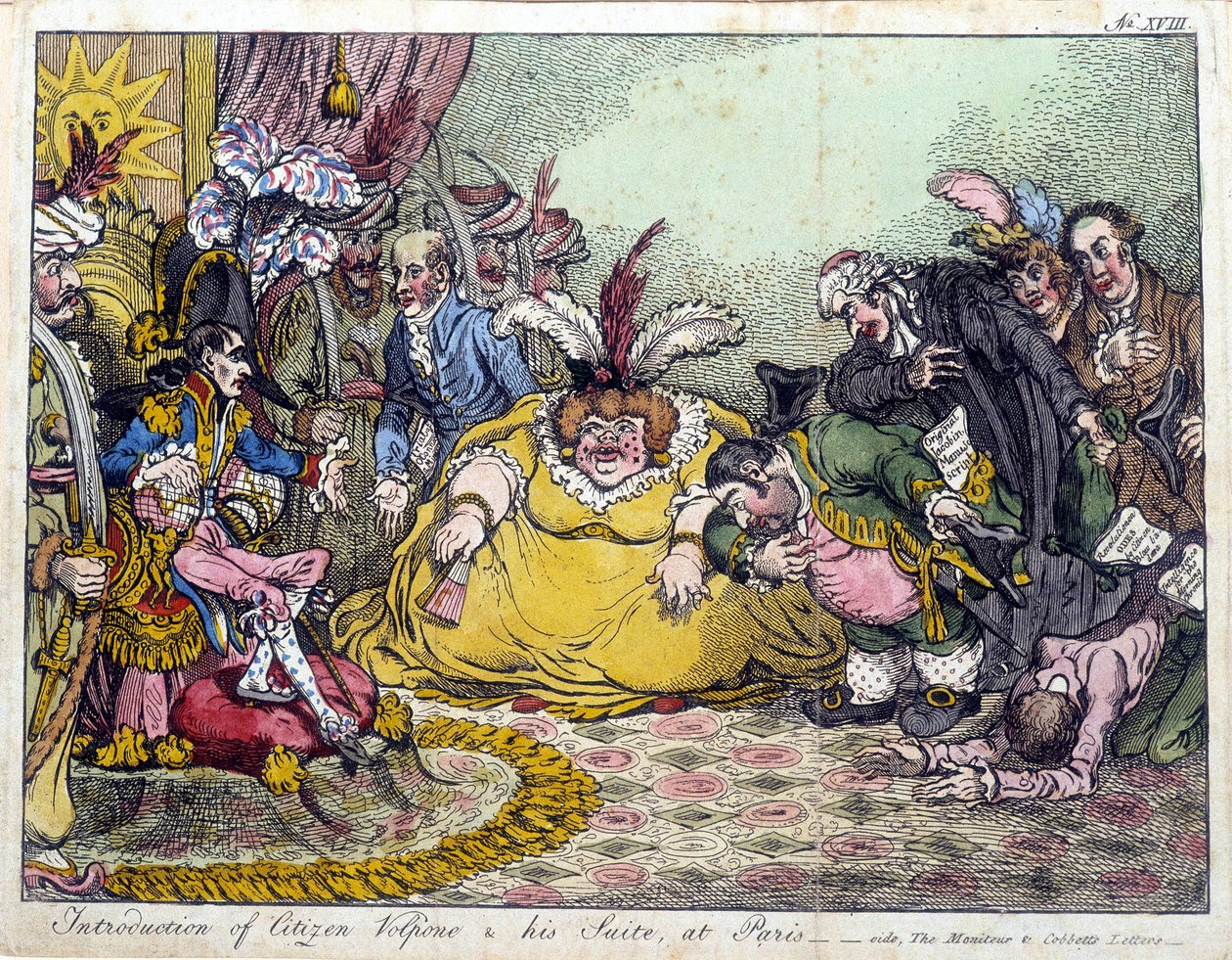 Volpone polgár és lakosztálya bemutatkozása Párizsban (Napoleon Bonaparte; Arthur O