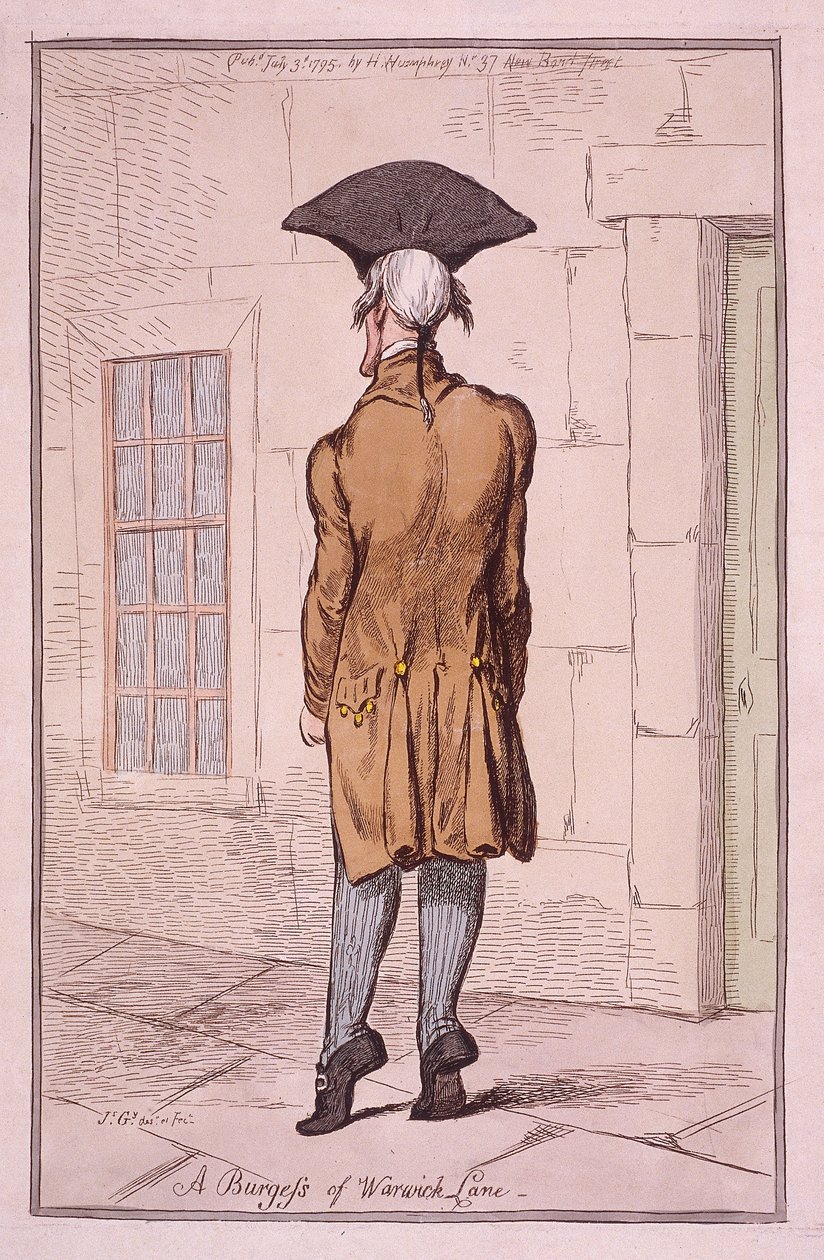 John Burges, MD, 1795 alkotó: James Gillray
