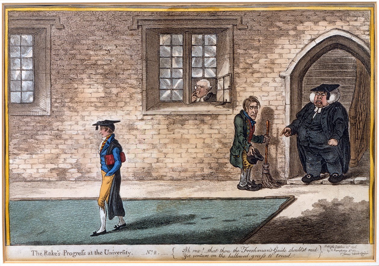 2. tábla a Hannah Humphrey által 1806-ban kiadott „The Rake