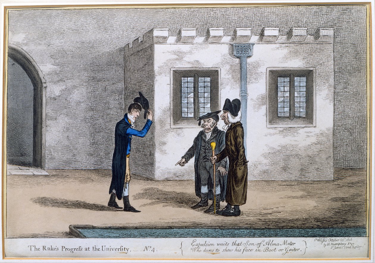 4. tábla a Hannah Humphrey által 1806-ban kiadott „The Rake