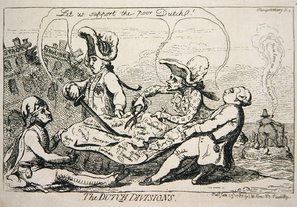 A holland hadosztályok alkotó: James Gillray