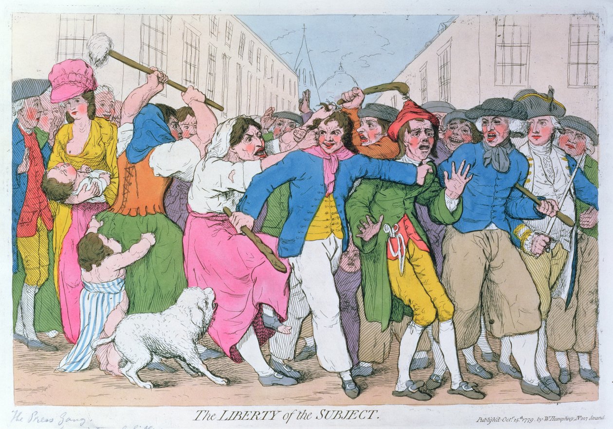 The Liberty of the Subjekt, publ. H. Humphrey, 1779. október 15 alkotó: James Gillray