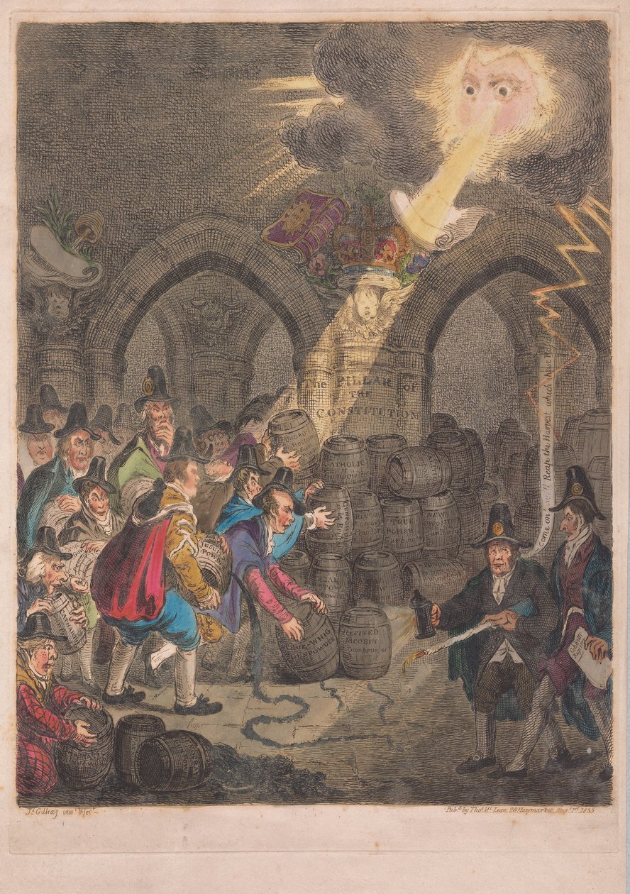 Az Alkotmány Oszlopa, kocsma. 1835 (kézzel színezett metszet) alkotó: James Gillray
