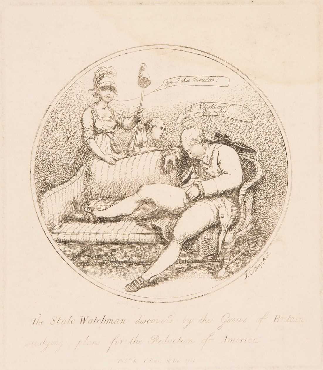 Az Állami Őrzőt Nagy-Britannia zsenije fedezte fel alkotó: James Gillray