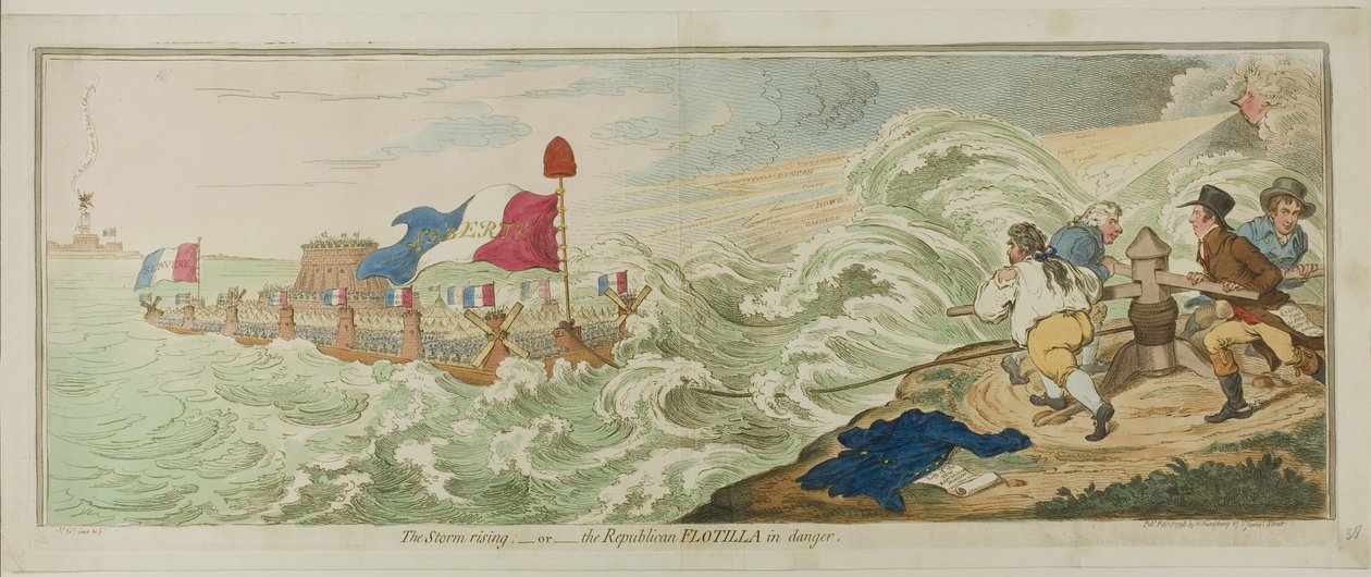 A vihar feltámad alkotó: James Gillray