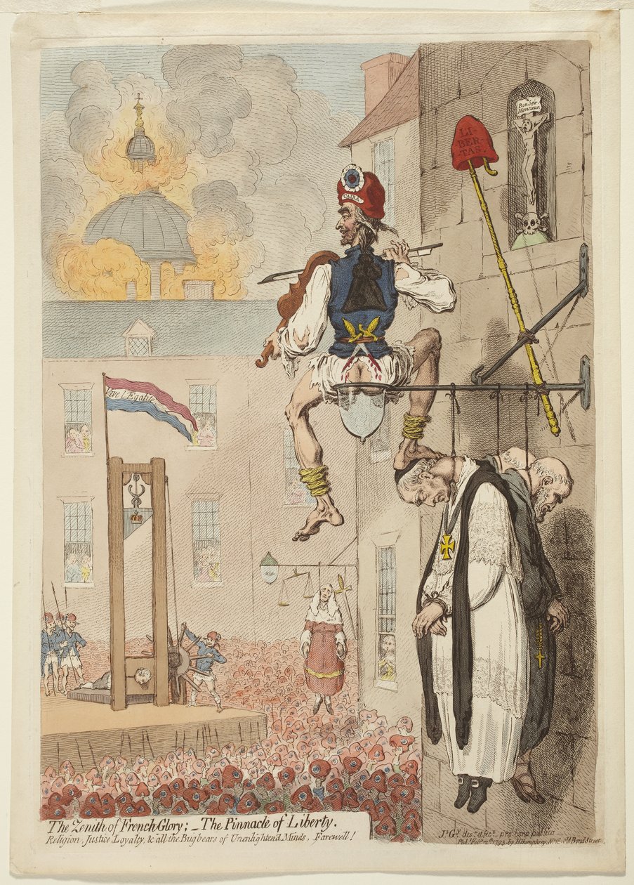 A francia dicsőség zenitje alkotó: James Gillray