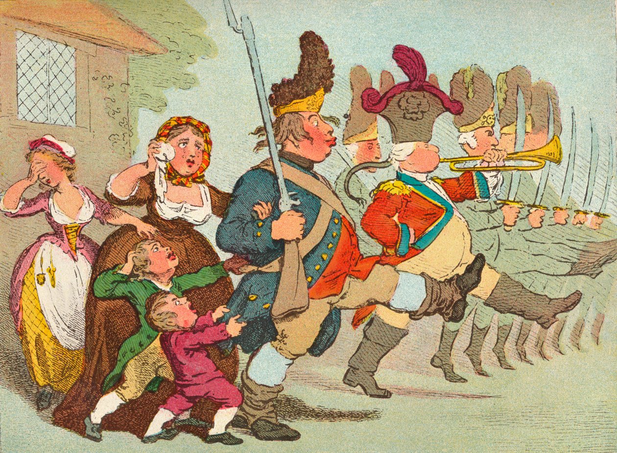 John Bull a háborúkba megy, 18. század, 1902 alkotó: James Gilray