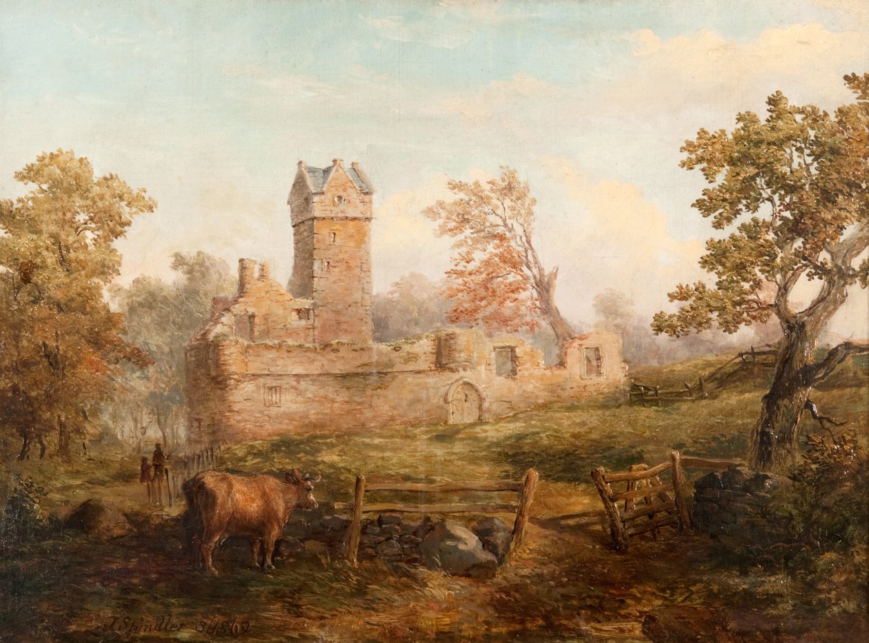 Mains kastély alkotó: James Gustavus Hope Spindler